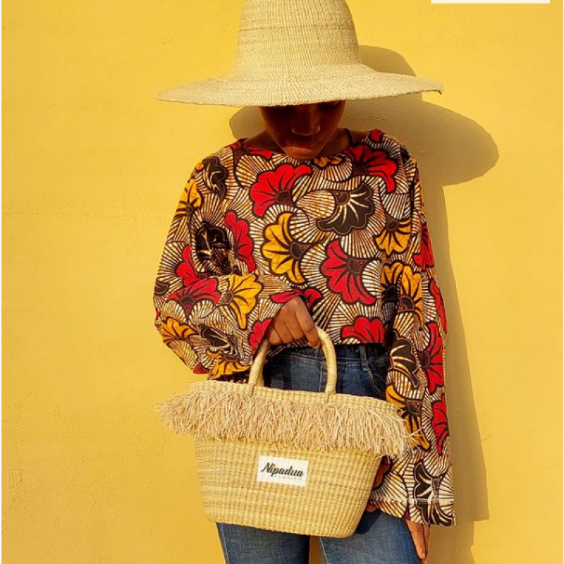 Mini Straw Fringe Bag